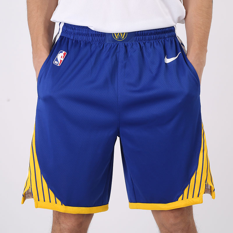 мужские синие шорты  Nike Golden State Warriors Icon Edition NBA Shorts AV4972-495 - цена, описание, фото 3